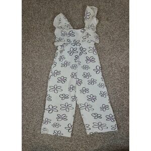 Zara Kids Floral Jumpsuit Onepiece Romper Size 3-4y